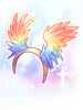 Icon of Happy Flapping Angel Wings