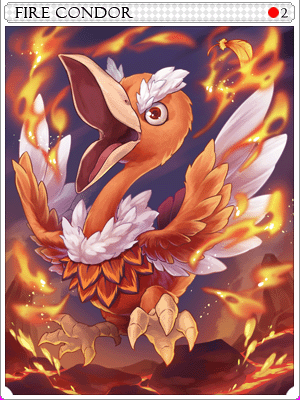 Icon of Fire Condor Card