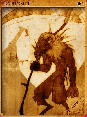 Icon of Sealed Baphomet Card