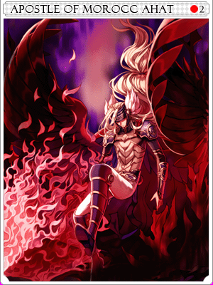 Icon of Demon God's Apostle Ahat Card