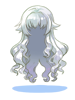 Icon of C Flowing Long Silver