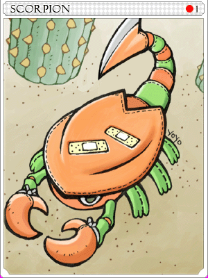Icon of Scorpion Card