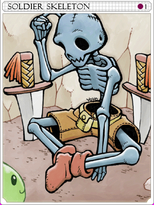 Icon of Soldier Skeleton Card