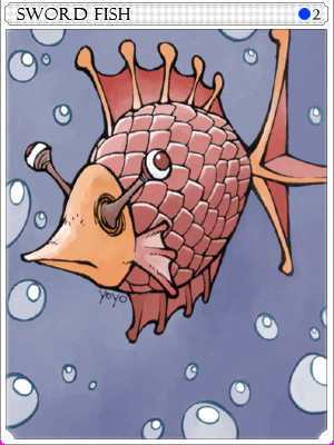 Icon of Swordfish Card
