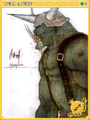 Icon of Orc Lord Card