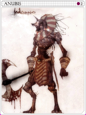 Icon of Anubis Card
