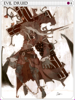 Icon of Evil Druid Card