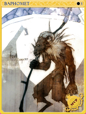 Icon of Baphomet Card