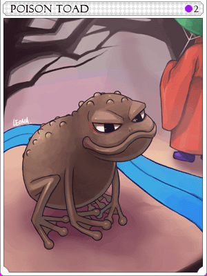 Icon of Poisonous Toad Card