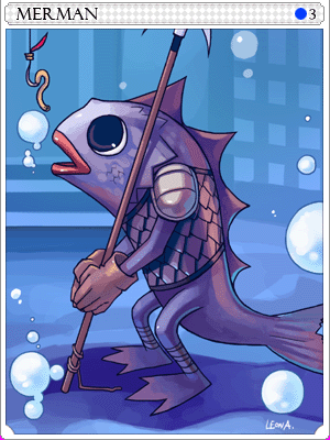 Icon of Merman Card