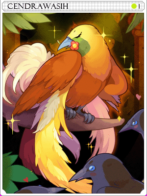 Icon of Cendrawasih Card