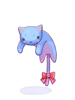 Icon of Blue Drooping Cat