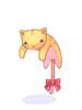 Icon of Yellow Drooping Cat