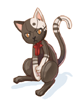 Icon of Black Cat Doll
