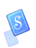 Icon of Blue S Card
